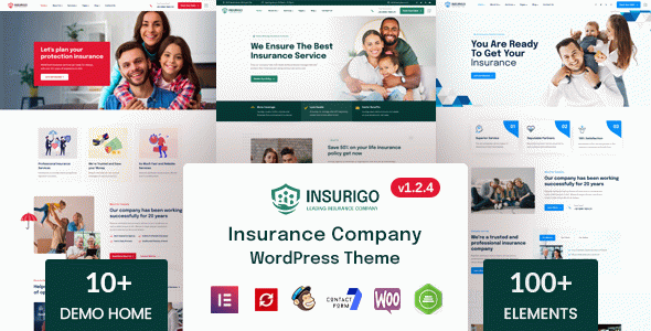 Insurigo - Insurance WordPress Theme