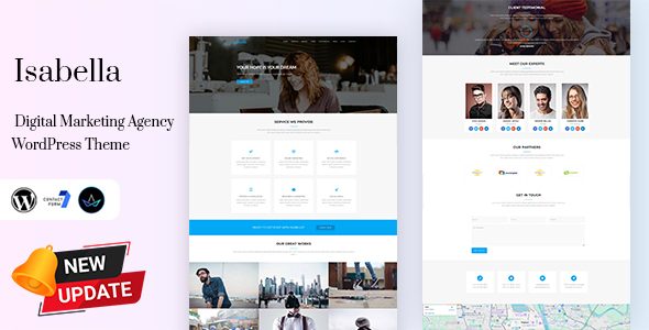 Isabella - Digital Marketing Agency WordPress Theme