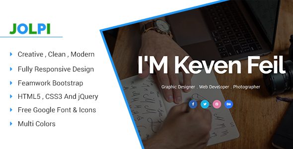 Jolpai - Personal Portfolio Template