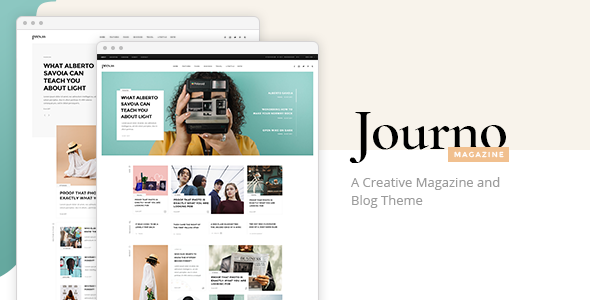 Journo - Creative Magazine & Blog WordPress Theme