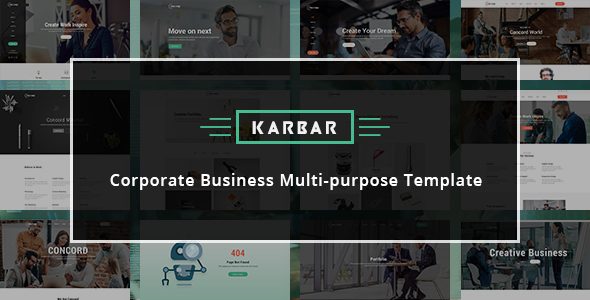 Karbar - Multipurpose HTML Template