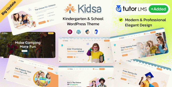 Kidsa - Kindergarten & School WordPress Theme + RTL