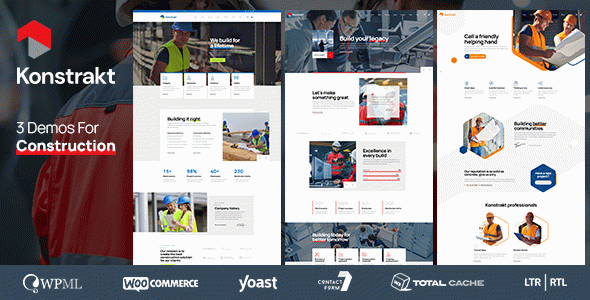 Konstrakt - WordPress Theme for Construction