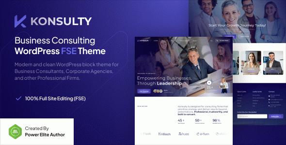 Konsulty – Business Consulting Gutenverse FSE WordPress Block Theme
