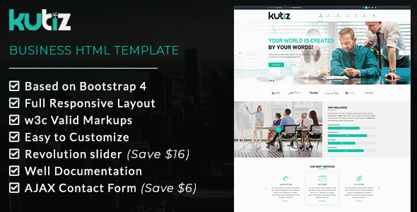 KUBIZ - Business HTML Template