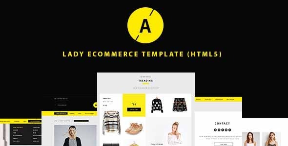 Lady | e-Commerce Shop Responsive Site Template