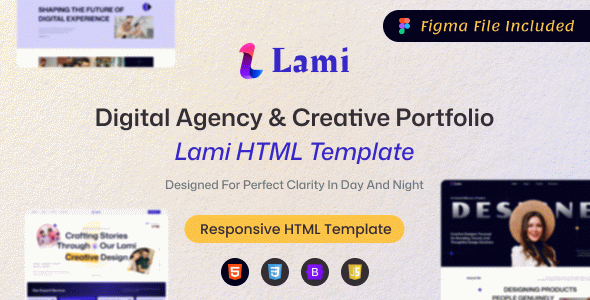 Lami – Digital Agency HTML Template