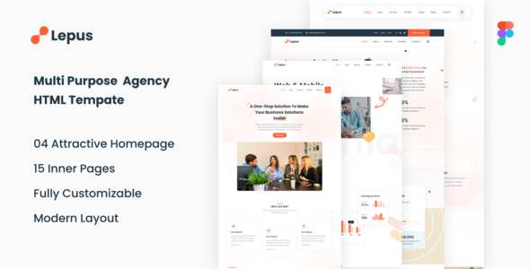 Lepus - Multipurpose Agency HTML Template