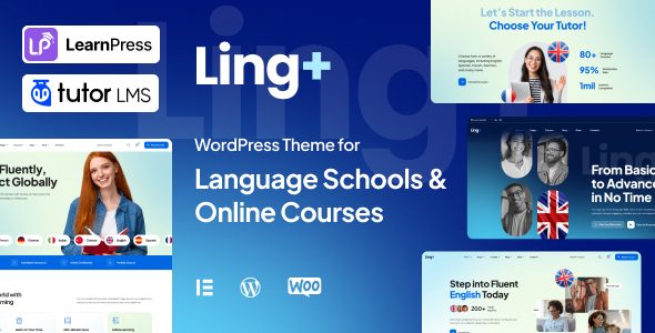 LingPlus - Language School & Online Courses WordPress Theme