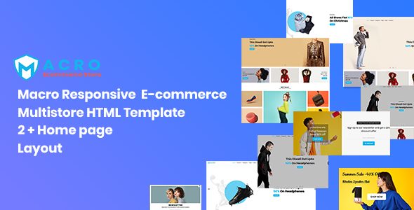 Macro - Ecommerce Multistore HTML Template