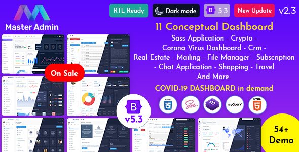Master Admin - HTML Bootstrap Dashboard Template