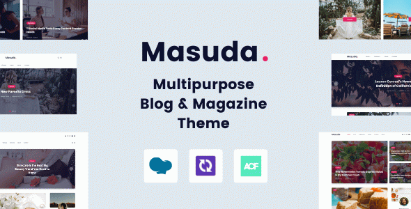Masuda - Multipurpose Blog & Magazine WordPress Theme