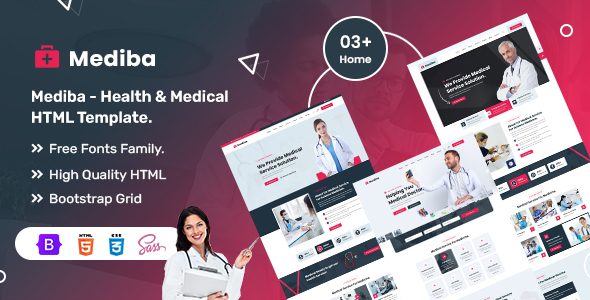 Mediba – Medical & Health HTML5 Template.