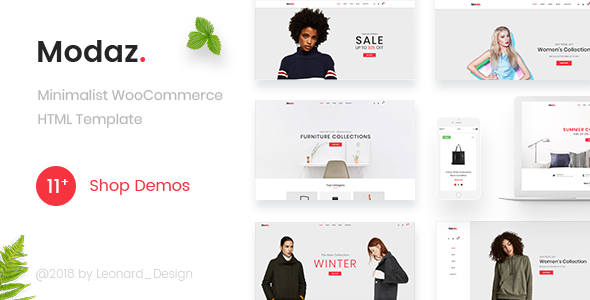 Modaz | Minimalist eCommerce HTML Template