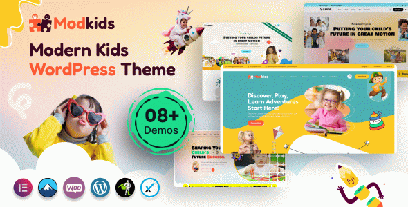 Modkids - Modern Kids WordPress Theme