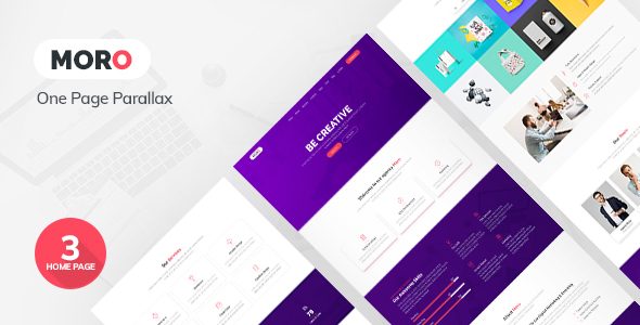 Moro - One Page Parallax