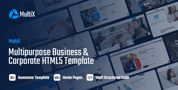 MultiX – Multipurpose Business & Corporate Template