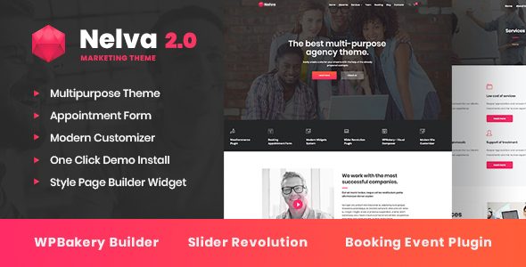 Nelva - Corporate WordPress Theme