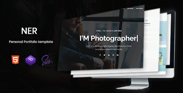 Ner - Personal Portfolio Template