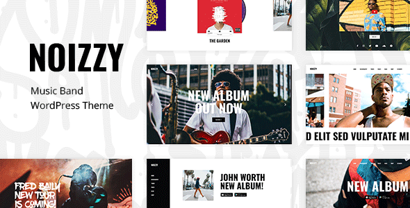 Noizzy - Music WordPress Theme