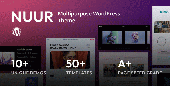 Nuur - Multipurpose WordPress Theme