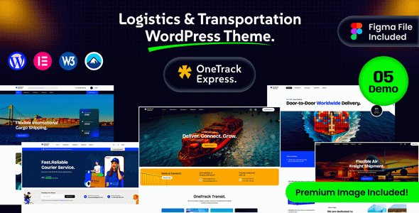 Onetrack – Logistics & Transportation WordPress Theme