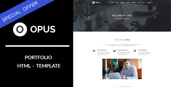Opus : Portfolio HTML Template