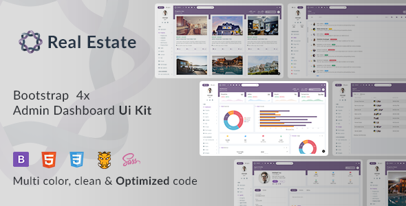 Oreo RealEstate - Bootstrap Admin Template
