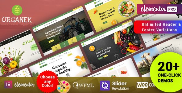 Organek - Organic WordPress Theme