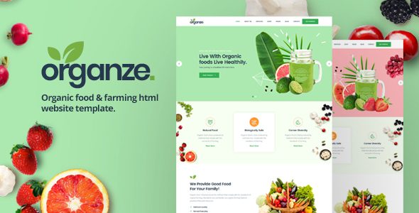 OrganZe | Organic Food & Farming HTML Template