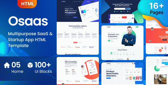 OSaaS - Saas Startup Agency HTML Template