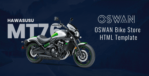 Oswan - eCommerce Bike Store Template