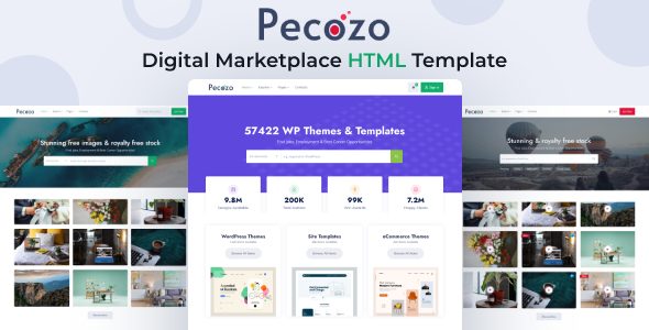 Pecozo - Digital Marketplace HTML Template