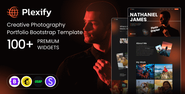 Plexify - Photography Portfolio Bootstrap Template