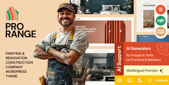 ProRange | Painting & Renovation Construction WordPress Theme