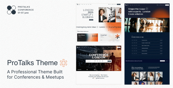 ProTalks - Business Conference WordPress Theme