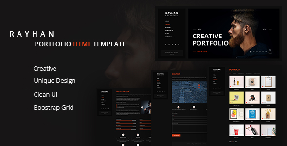 Rayhan - Modern & Creative Portfolio Html Template