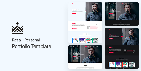 Raza - Personal Portfolio Template