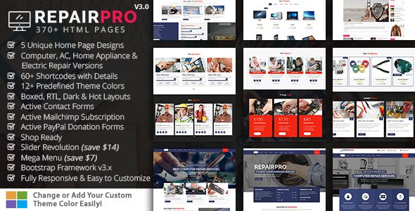 RepairPro - Repair HTML Template