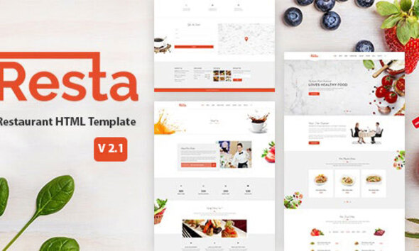 Resta - Restaurant HTML Template