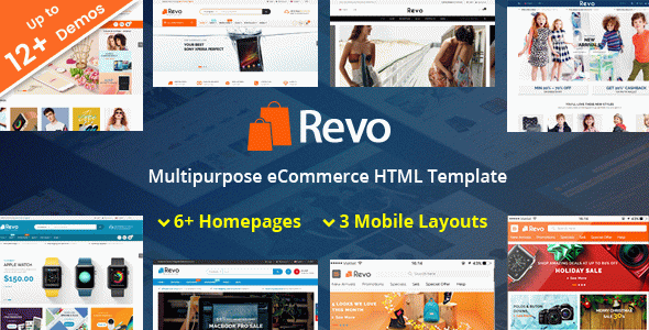 Revo - Responsive MultiPurpose HTML 5 Template (Mobile Layouts Included)