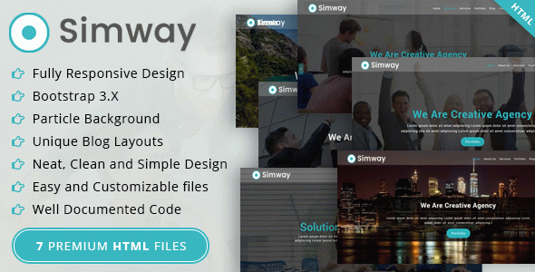 Simway - Onepage Html Template