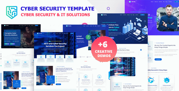 Skerlty - Cyber Security Company HTML Template