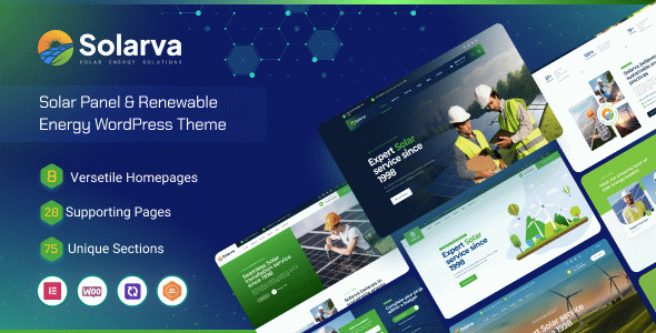 Solarva - Ecology & Solar Energy Theme