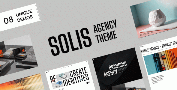Solis - Creative Agency and Portfolio WordPress Theme