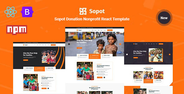 Sopot - Charity NonProfit React Template
