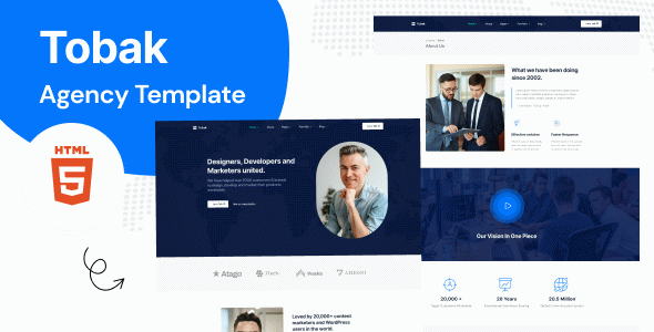 Tobak - Creative Business Agency HTML Template