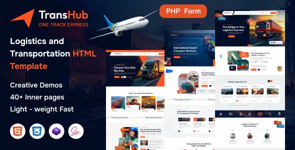 TransHub - Transportation & Logistics HTML Template