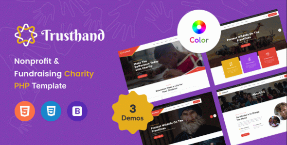 Trusthand - Charity PHP Template