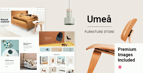 Umeå - Furniture Store WordPress Theme